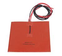 Generic Estera Calefactora para Cama Caliente, Termistor 100K Fácil Instalación Amplia Compatibilidad Almohadilla Calefactora de Silicona de 200x200 Mm para Reemplazo (DC12V)