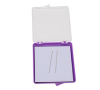 Generic Estuche para Agujas con Cubierta Transparente, Diseño Magnético para Coser, Almacenamiento de Alfileres, Regalo Práctico para Artesanos (PURPLE)