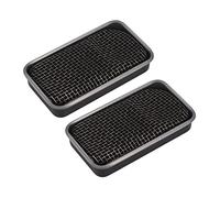 Generic Estufa de Alcohol Mini Estufa de Camping Portátil a Prueba de Viento para Barbacoa Al Aire Senderismo 2 Piezas de Acero Inoxidable (BLACK)