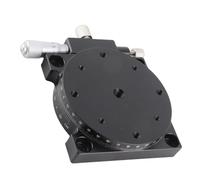 Generic Etapa Lineal Manual Ejes R de Ultraprecisión Etapa Lineal Giratoria para Movimiento Cuantitativo Aleación de Aluminio