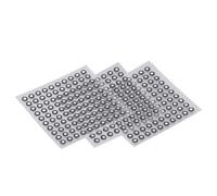 Generic Etiqueta Adhesiva de Película Reflectante de Escaneo 3D con Alta Reflectividad para Captura de Movimiento de Escáner 3D, 3 Hojas 300 Piezas Puntos de Marcado Reflectantes para Análisis de la