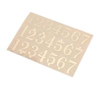Generic Etiqueta Engomada de la Escala de Bronceado del Tambor de Lengua de Acero, Pegatina de Nota de Tambor Etéreo de Alta Adherencia, Resistente Al Aceite, Ideal para Principiantes, Color Dorado