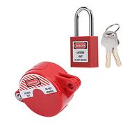 Generic Etiquetado de Válvulas para Seguridad de Tuberías, Diseño de Caja en Forma de Media Luna para Prevención de Mal Funcionamiento, Adecuado para Válvulas de Compuerta, Longitud de Viga de