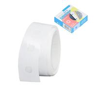 Generic Etiquetas Adhesivas de Refuerzo para Diseño y Mantenimiento de Bricolaje Fácil de Aplicar y Reparar Hojas Sueltas Material de PVC Impermeable para Protección de Escritura (Transparente)