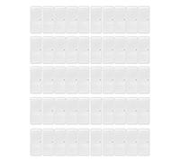 Generic Etiquetas UHF 100 Piezas Etiquetas Adhesivas con Incrustaciones Duraderas para Gestión de Activos Material PET de 43x18 Mm