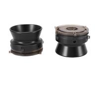 Generic Exquisitos Adaptadores de Cubo Nab de Nab con Bloqueo, Dispositivo de Carga Universal para la Grabadora de Cinta de Carrete a Carrete, 2 Paquete (Black)