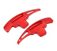 Generic Extensiones de Paletas de de Volante de Aluminio Aptas para Clase A B E R M, Diseño Duradero Mecanizado CNC para una Mejor Experiencia de Conducción (rojo)