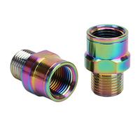 Generic Extensor de Pedal de Bicicleta Núcleo de Eje de Aleación de Titanio Duradero para Bicicleta de Carretera de Montaña, Desgaste de Hilo Antioxidante Impermeable para BMX Universal de 16 Mm