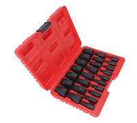 Generic Extractor de Tornillo Roto, Múltiples Especialidades 25 Piezas Profundas Modelo de Espiral Imperial Modelo Banco Hex para Mantenimiento Automotriz (BLACK)
