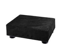 Generic Fabric Turntable Dust Cover, Protective Soft Sleeve, Home Studio Accessory, Record Player, DJ Console, Stereo System, Less Shield Use for Men, Women, Teens, Kids, Black, Blue, Negro , Se