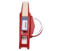 Generic Fabricante de Etiquetas en Relieve, Impresión Transparente ABS Duradera para Bricolaje, Operación con una Sola Mano, Regalo Ideal para Amigos y Familiares (BLACK)