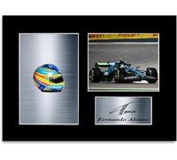 Generic - Fernando Alonso 2024 - Fotografía firmada para casco de coche A4