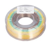 Generic Filamento PLA para Impresora 3D de 1,75 Mm, Carrete Multicolor Brillante de Seda con Rápido de Color Degradado, Filamento de 1,75 Mm de Diámetro para Arte, Manualidades, Proyectos de