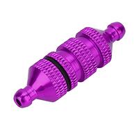 Generic Filtro de Combustible de Aceite para Coches RC, Pieza de Actualización de Aleación de Aluminio Duradera, Esencial para Modelos 1:8 y 1:10, Diseño Ligero (PURPLE)
