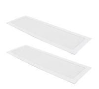 Generic Filtro de Polvo PC, Filtros de Ventilador de Polvo PVC de Ventilador PVC Grillas de para la Computadora PSU PC Magnético Marco Magnético 4.72x14.17in 2pcs (White)