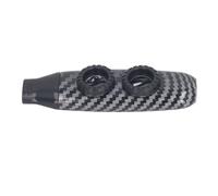 Generic Flauta Kazoo Instrumento Musical Ajustable de Doble Orificio con Diafragma para Tocar, Flauta de Viento Portátil para Entusiastas de la Música, Plástico ABS de Silicona (A rayas)