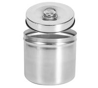 Generic Frasco de Ungüento Duradero de Acero Inoxidable, Contenedor de Algodón para Apósito, para Laboratorio Clínico Doméstico, Botellas de Reactivo de 4,7 Pulgadas (cilindro de gasa de 12cm)