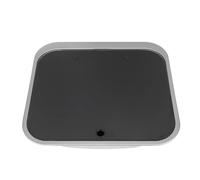 Generic Fregadero para RV, Fregadero Individual de Acero Inoxidable 304 con Tapa de Vidrio Templado, Lavabo Rectangular Integrado de 16,65 X 14,64 X 5,7 Pulgadas para RV, Barco, Autocaravana, Camping,