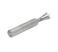 Generic Fresa Fresa de de Milano de Extremo 4 Flautas Herramienta de Corte de Carburo de Vástago Recto Universal de 60 Grados para Acero Inoxidable Acero Al Carbono Hierro Fundido (80 grados)