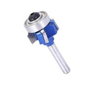 Generic Fresa Redonda, Fresa de Carpintería de Carburo Cementado de 8 Mm de Diámetro, Cortadora de Filo para Cortadoras Eléctricas y Máquinas de Grabado (Cuchillo para cantear de cuatro hojas 8XR2)