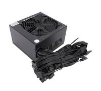 Generic Fuente de Alimentación ATX Unidireccional de 12 V, Control de Temperatura Inteligente para Entusiastas de los Juegos, Color Negro