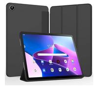 Generic Funda compatible con Lenovo Tab P12 TB370FU TB371FC (Couleur: Negro) Funda de piel de silicona a prueba de golpes con función atril