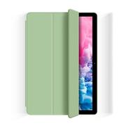 Generic Funda compatible con Lenovo Tab P12 TB370FU TB371FC (Couleur: verde matcha) de piel y silicona a prueba de golpes