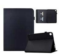 Generic Funda compatible con Samsung Galaxy Tab S10 Plus 12.4 SM-X820 SM-X826B (color: negro), funda de piel inteligente con función atril y tapa trasera lisa
