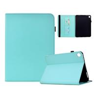 Generic Funda compatible con Samsung Galaxy Tab S10 Plus 12.4 SM-X820 SM-X826B (color: verde claro) Smart Leather Flip Stand Case Plain Back Cover