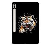 Generic Funda compatible con Samsung Galaxy Tab S10 Plus 12.4 SM-X820 SM-X826B (patrón: tigre majestuoso) a prueba de golpes, carcasa rígida de silicona