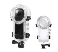 Generic Funda de buceo invisible para Insta360 X4, carcasa subacuática, 50 m, cubierta protectora impermeable con accesorios de soporte para cámara de acción X4