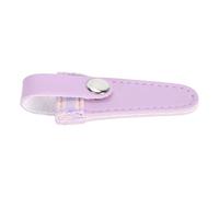Generic Funda de Tijeras de Costura, Protector de Cubierta de Tijeras de Cuero PU Premium para Bordado y Acolchado, 1 Unidad, 7,4x3,2x1cm (Rosa Púrpura (Cubierta Púrpura))