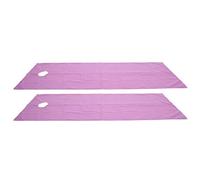 Generic Funda Impermeable para Mesa de Masaje, Tela de Algodón Agradable para la Piel, Sábanas para Salón de Belleza, 2 uds., 78,7x29,5 Pulgadas (PURPLE)