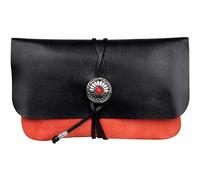 Generic Funda para Cigarrillos Creativa y Genuina de Cuero para ahumar Cigarrillos, portátil Rolling Travel Smoking Pipe Bag Holder para 2 Tubos y Accesorios, Vintage, Unisex, Naranja, 18 cm x 11 cm