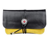 Generic Funda para Cigarrillos Creativa y Genuina de Piel sintética para Guardar Cigarrillos, portátil Rolling Travel Smoking Pipe Bag Holder para 2 Tubos y Accesorios, Estilo Vintage, Unisex