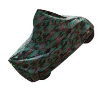 Generic Funda para Motocicleta y Bicicleta XL Cierre Antiviento y Orificio para Candado Protección Solar Polvo en Camuflaje Verde Militar