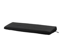 Generic Funda protectora de teclado electrónico extensible de 61 teclas con banda elástica y tope de cordón (negro)