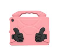 Generic Funda Protectora EVA para Tableta Lavable a Prueba de Golpes con Plegable para HD10 2021 2023, Dispositivo Seguro para Amantes de Las Tabletas, 10.59 * 9.06 * 1.26 in (Rosa durazno)