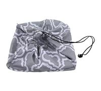 Generic Funda Protectora para a Prueba de Polvo para Montaje en Techo Estuche Impermeable con Cordón para Oficina Cine en Casa Tela de Nailon con Revestimiento de Flores Grises 8.3x13.2x13.2in para
