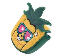 Generic Funda Protectora para Cabeza de Palo, Funda Protectora con Forma de Maíz para Entrenamiento de Putter de Madera, para Cabeza de Club de Dibujos Animados de Cuero PU para Hombres y Mujeres