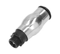 Generic G1 Hilo Masculino Boquilla de la Fuente de Chorro de Espuma Espumosa 304 Cabezal de Agua de Acero Inoxidable para el Lago del Estanque del Jardín