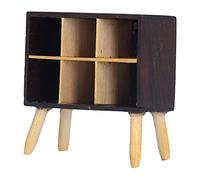 Generic Gabinete de Almacenamiento para Casa de Muñecas 1:12, Muebles en Miniatura, Accesorios para Casas de Muñecas a Escala 1/6 y /12 en Madera de Haya Ecológica