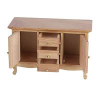 Generic Gabinete de Casa de Muñecas en Miniatura 1:12 con Puertas Que Se Pueden Abrir, Mano de Obra Exquisita, Adecuado para Niños Mayores de 7 Años, Ideal para Decoración de Sala de Estar de Casa
