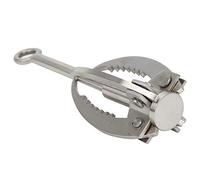 Generic Gancho de Agarre Plegable Diseño Resistente de 4 Garras para Escalada en Roca y Supervivencia en la Naturaleza 1 Unidad Plateada