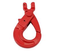 Generic Gancho de Cadena de Seguridad con Capacidad de Carga de 1,12T de Acero de Aleación de Grado 80 para Elevación y Transporte, Gancho Deslizante de Horquilla Seguro para Trabajadores de