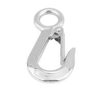 Generic Gancho de Carga Resistente de Acero Inoxidable 304 Gancho de Grúa Resistente a la Corrosión para Equipos de Minería y Transporte Terrestre con Acabado Pulido Espejo Plata 0.3T 0.5T (0.3T)