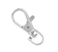 Generic Gancho de Hebilla de Langosta de Hierro Seguro para Puertas de Jaula de Pájaros 12 Pcs No Se Requiere Clave para la Seguridad de Las Mascotas