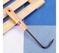 Generic Gancho para Raíces de Bonsái Estable y de, Hecho de Hierro y Haya, con un Cómodo de Madera para Herramientas de Jardín