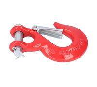 Generic Ganchos de Cadena de Seguridad, Ganchos de Remolque de Cadena de Horca de Clevisas Capacidad Límite de 18000 Libras para el Levantamiento de Rescate Fuera de la Carretera (rojo)