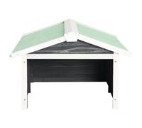 Generic Garaje para Cortacésped Robótico, Madera de Abeto Maciza, Accesorios para Equipos Eléctricos para Exteriores, Cobertizo para Cortacésped de Madera para Jardín, Cubierta para Casa, (Gris)